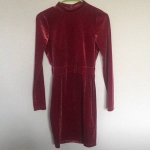 Pink Velvet H&M Bodycon Cutout Dress